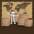 3d small people worldwide delivery
