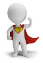 3d small people - superhero Royalty Free Stock Photo