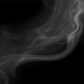 3D Smoke Mixed Black Background Beautiful Composite