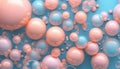 3d soap bubbles of different sizes, abstract background, Calming Rhythms,