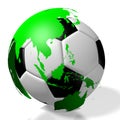 3D soccer championship concept