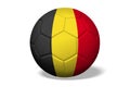 3D soccer ball/ football, national team - Belgium