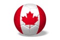 3D soccer ball/ football, national team - Canada