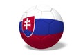 3D soccer ball/ football, national team - Slovakia