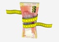 3D South African Currency with Measure tape