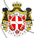 3D Sovereign Military Order of Malta Coat of Arms.