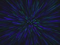 3D space warp tunnel effect background