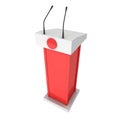 3d Speaker Podium