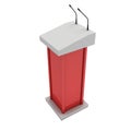 3d Speaker Podium