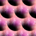 3D spheres background. creative lighting. pattern of spheres with lights. hole pattern texture