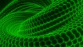 3D spiral with snake texture. Design. Hypnotic animation with unfolding spiral of snake. Entangled body of snake unfolds