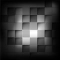 3d square geometric vector background