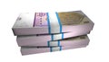 3D Stack Banknote of 100 Macedonia Denari Money Royalty Free Stock Photo