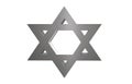 3D Star of David Platinum