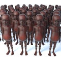 3d Starving African children tragedy