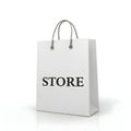 3D store icon isolated Royalty Free Stock Photo