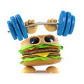 3d Strong burger