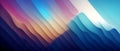 3D style. Abstract luxury colourful waves design background