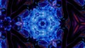 3D stylish abstract bg like wavy symmetrical pattern like kaleidoscopic structure with waves, multicolor liquid glass