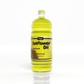 3D Sunflower Oil bottle Royalty Free Stock Photo