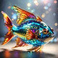 3d surreal design with ultra details, colorful generative art, shiny colors with High dynamic range, surreal painting art