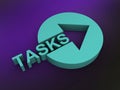 3d tasks button