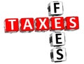 3D Taxes Fees Crossword