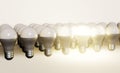 3D three led bulbs