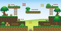 2D Tileset Platform Game 56 Royalty Free Stock Photo