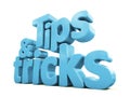 3d tips and tricks Royalty Free Stock Photo