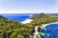 D Tomaree Mt to Fingal bay Royalty Free Stock Photo