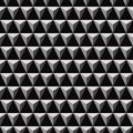 3D triangular pyramid pattern Royalty Free Stock Photo