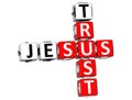 3D Trust Jesus Crossword
