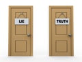 3d truth lie door