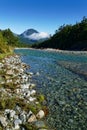 D`Urville river, Mount Misery in the background, Nelson Lakes National Park, New Zealand