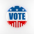 3d usa vote button