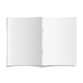 3d vector blank opened magazine cover template Royalty Free Stock Photo