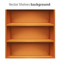 3d vector book shelve template