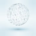 3D vector illustration of sphere