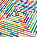 3d vector labyrinth Royalty Free Stock Photo