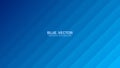 3D Vector Minimalist Deep Blue Abstract Background Side View Smooth Lines