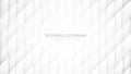 3D Vector Parallelogram Structure Conceptual Abstract White Background