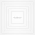3D Vector Squares Minimalist White Abstract Background Blurred Effect