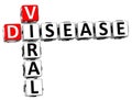 3D Viral Disease Crossword Royalty Free Stock Photo