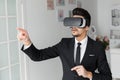 3d vision technology concept, virtual glasses