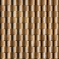 3D wall decorative tiles, Wood texture, Decorative paneling pattern Royalty Free Stock Photo