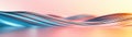 3D wave patterns flowing across a metallic surface soft lighting enhancing depth and shadow contrasts Wave patterns Soft