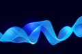 3D Waves Abstract Background presentation internet