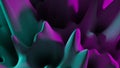 3d waves. Modern colorful poster. Abstract background