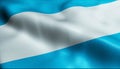 3D Waving Estonia City Flag of Maardu Closeup View